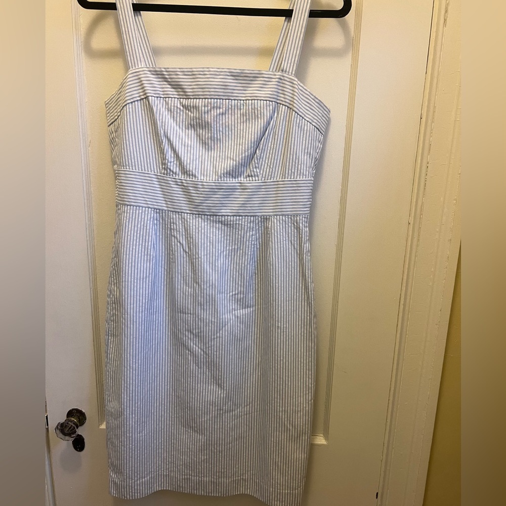 J Crew seersucker women’s dress